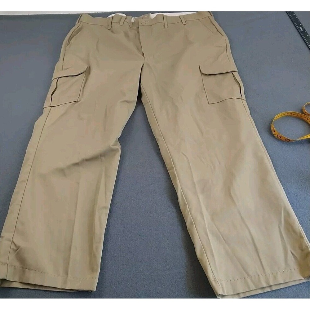 Red Kap Work Cargo Pants Men W48 L30 R15 Beige‎ Durable Utility Uniform